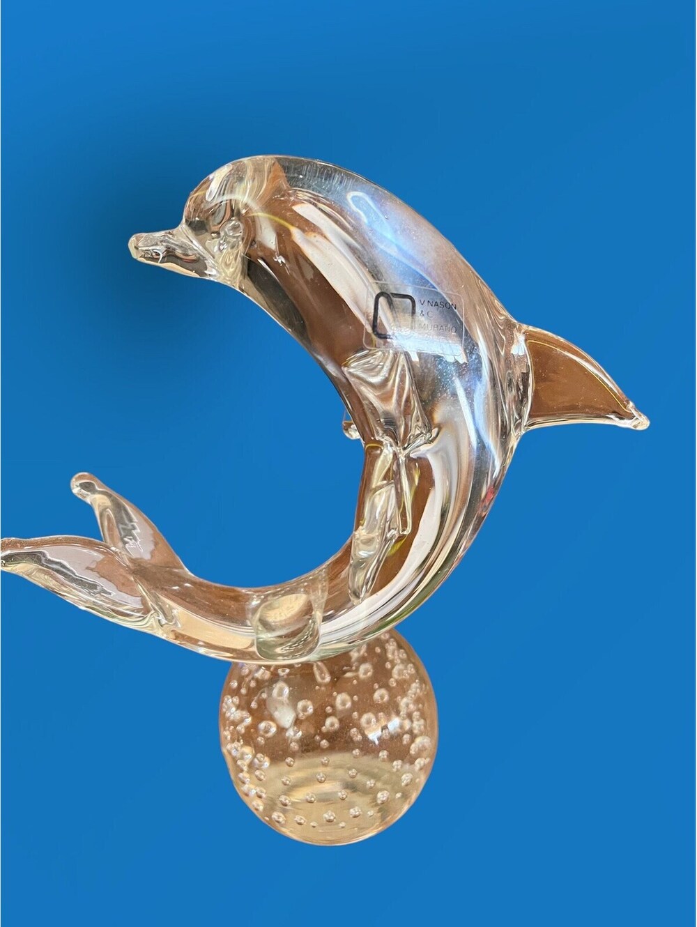 Vintage Murano Glass Dolphin